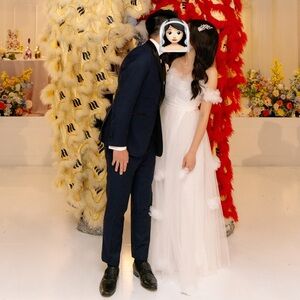 Dreamy Wedding Reception Dress / Dancing Dress